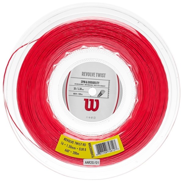 Wilson Revolve Twist Tennis String Reel 200m - Red
