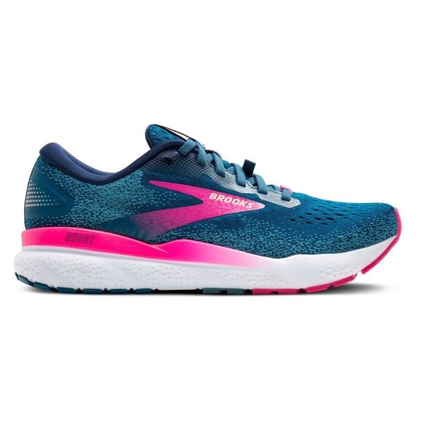 Brooks Ghost 16 GTX - Womens Running Shoes - Peacoat/Raspberry/Apricot