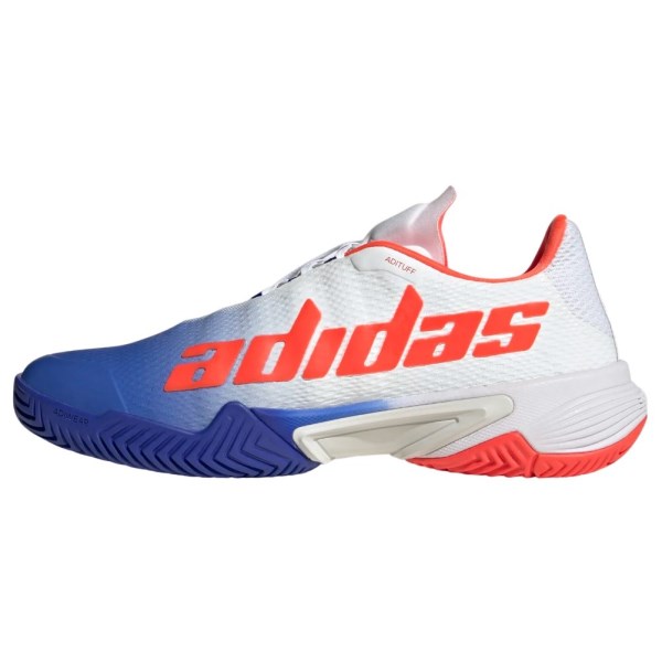 Adidas Barricade - Mens Tennis Shoes - Lucid Blue/Core Black/Solar Red