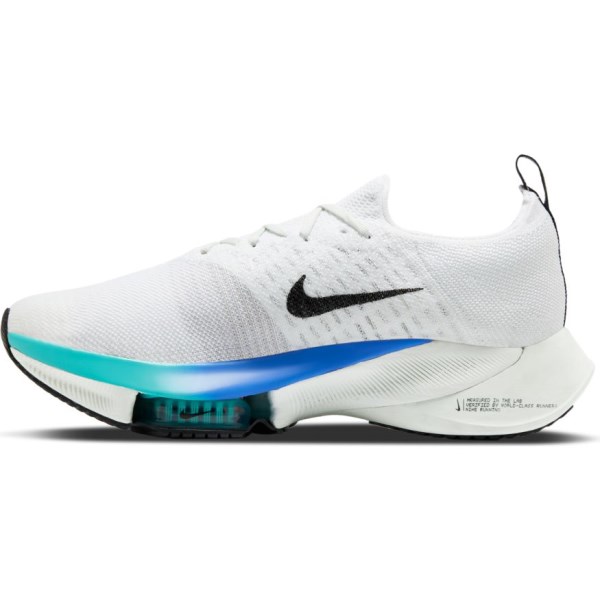 Nike Air Zoom Tempo Next% - Mens Running Shoes - White/Black/Hyper Violet/Flash Crimson