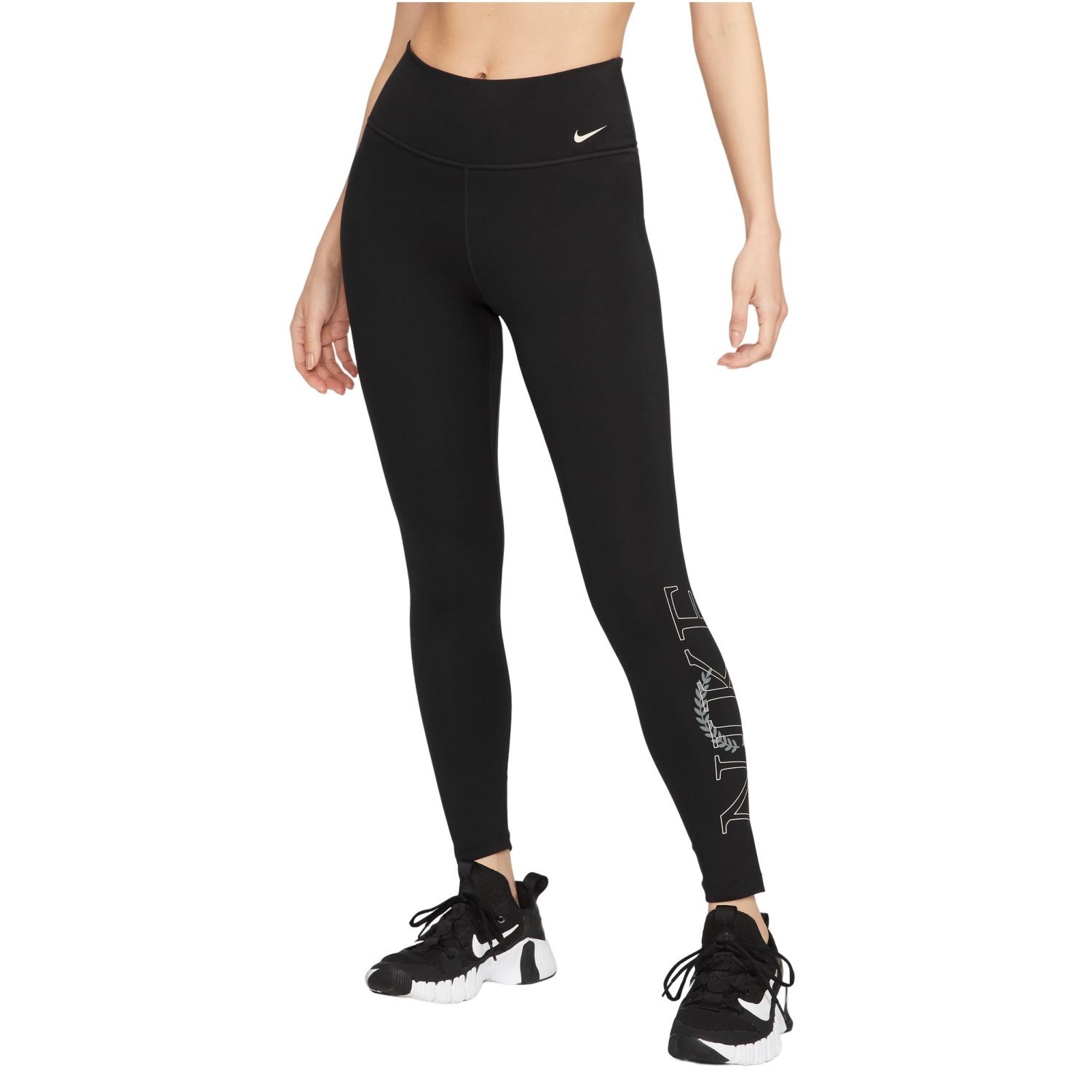 Nike One Mid-Rise Graphic Womens Training Tights