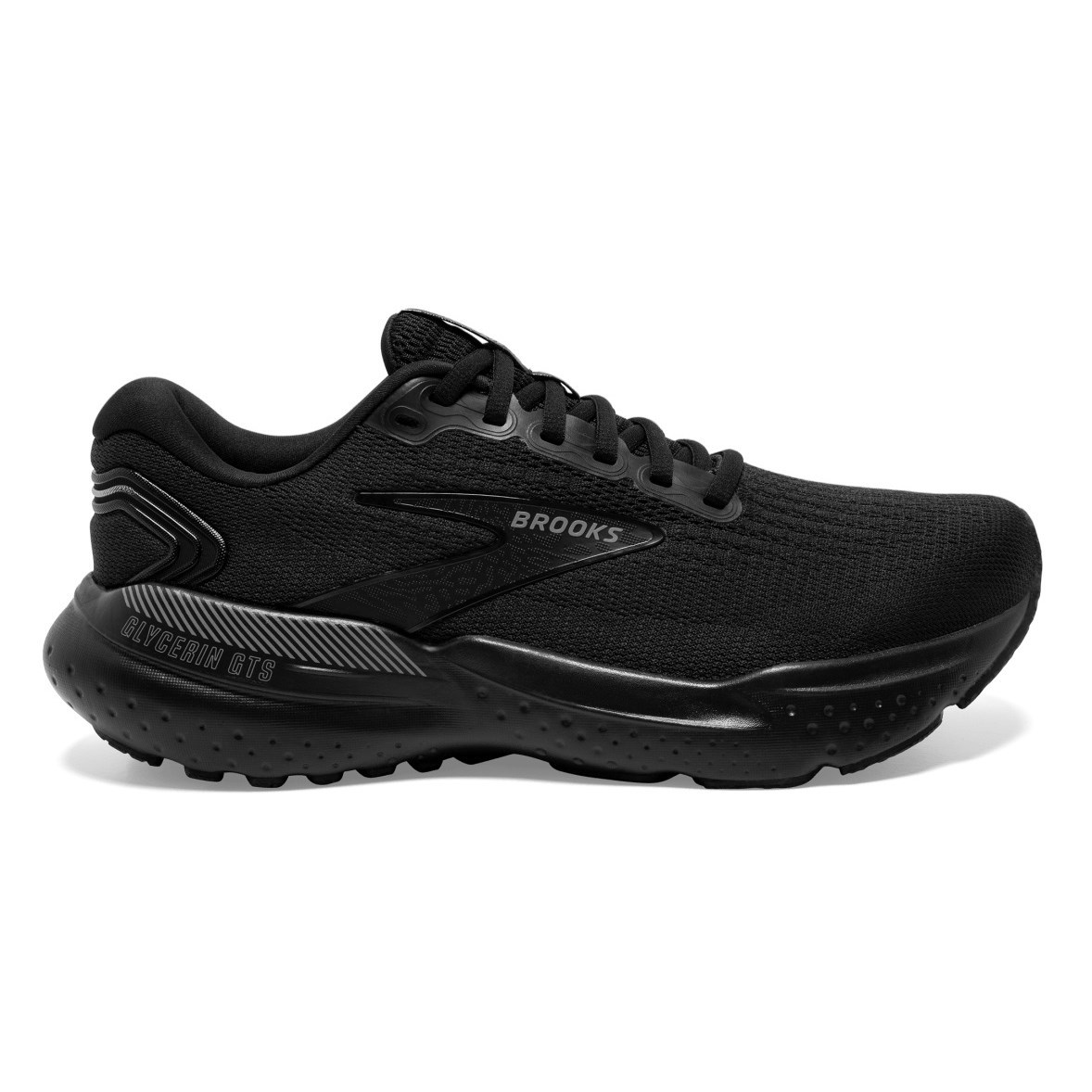 Brooks Glycerin GTS 21 - Womens Running Shoes - Black/Black/Ebony ...