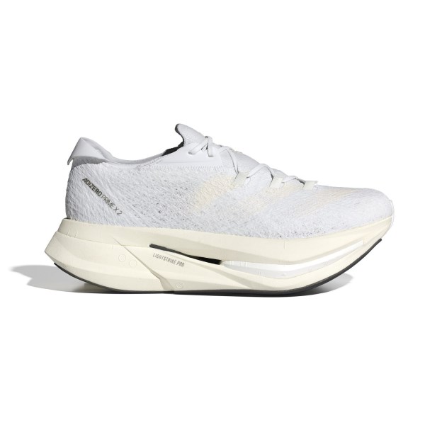 Adidas Adizero Prime X 2 Strung - Unisex Road Racing Shoes - Cloud White/Wonder White/Core Black