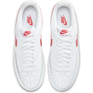 Nike Court Vision Low - Mens Sneakers - White/University Red