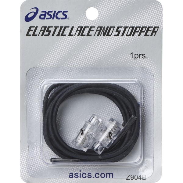 Asics Elastic Lace And Stopper - Black