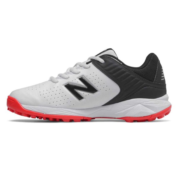 New Balance 4020v2 - Kids Cricket Shoes - White/Black/Red