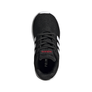 Adidas Lite Racer CLN 2.0 - Kids Running Shoes - Black/White/Scarlet