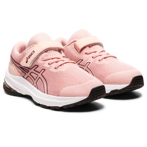 Asics GT-1000 11 PS - Kids Running Shoes - Frosted Rose/Deep Mars