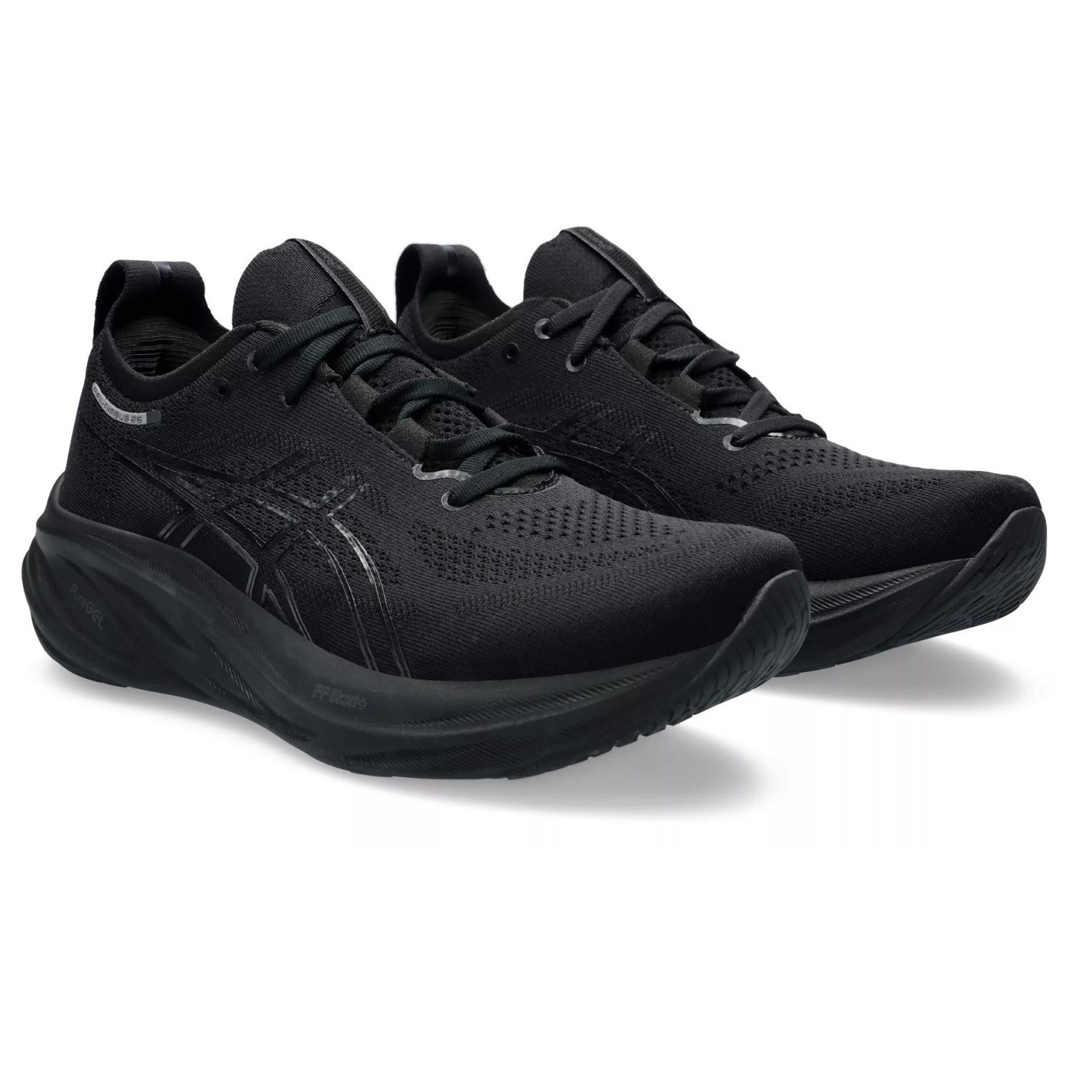 Asics Gel Nimbus 26 - Mens Running Shoes - Black/Black | Sportitude