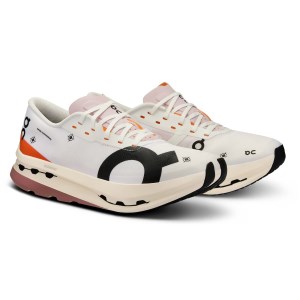 On CloudBoom Echo 3 - Mens Running Shoes - White/Flame