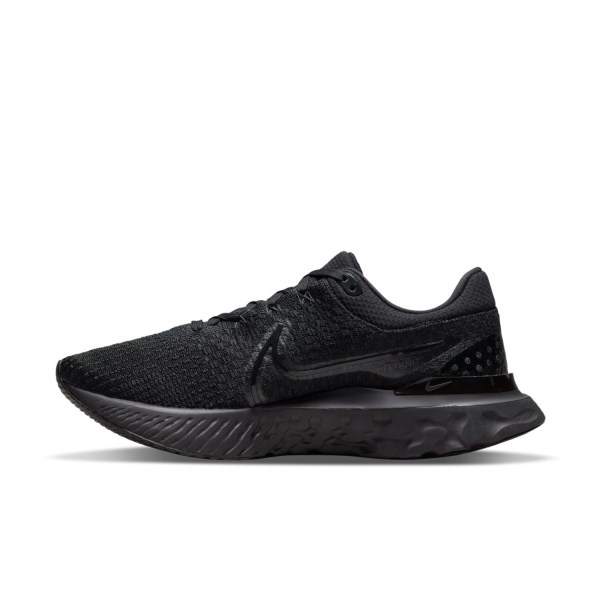 Nike React Infinity Run Flyknit 3 - Mens Running Shoes - Triple Black