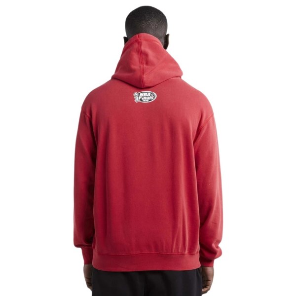 Mitchell & Ness Chicago Bulls Vintage Logo Mens Basketball Hoodie - Red