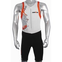 Ironman Mens Tri Suit - White/Orange
