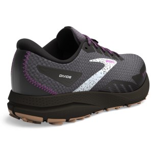 Brooks Divide 4 GTX - Womens Trail Running Shoes - Black/Black Pearl/Purple