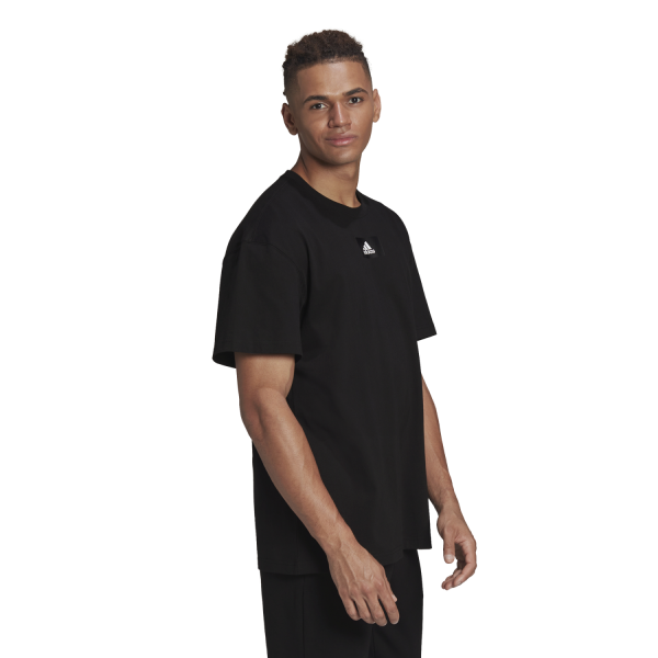 Adidas Essentials Feelvivid Drop Shoulder Mens T-Shirt - Black
