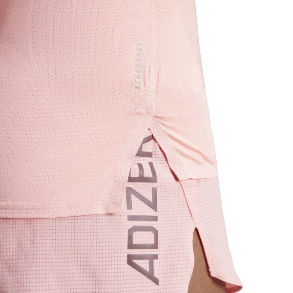 Adidas Adizero Womens Running T-Shirt - Semi Pink Spark