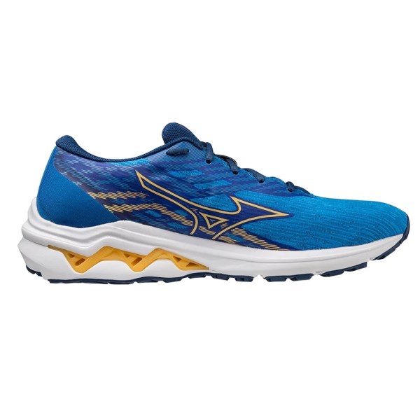 Mizuno Wave Equate 7 - Mens Running Shoes - French Blue/Gold/Gold