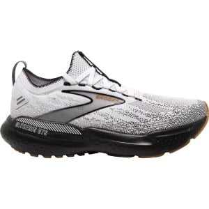 Brooks Glycerin Stealthfit GTS 21 - Mens Running Shoes - White/Grey/Black