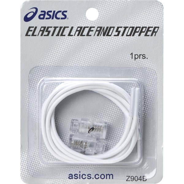 Asics Elastic Lace And Stopper - White