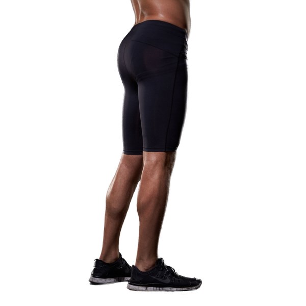 Bayse Mens Compression Training Shorts - Black
