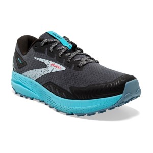 Brooks Divide 4 - Womens Trail Running Shoes - Black/Ebony/Bluefish