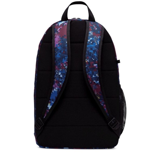 Nike Elemental Printed Backpack Bag - Black/Black/Metallic Silver