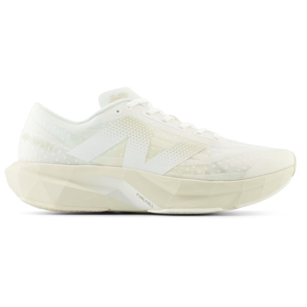 New Balance FuelCell Rebel v4 - Mens Running Shoes - White/Linen/Sea Salt