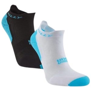 Hilly Tempo Socklet Womens Running Socks - Twin Pack