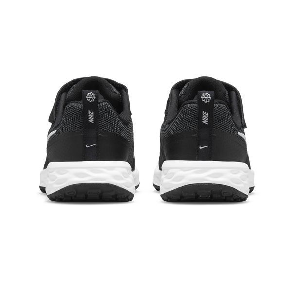 Nike Revolution 6 PSV - Kids Running Shoes - Black/White/Dark Smoke ...