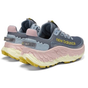 New Balance Fresh Foam More Trail v3 - Womens Trail Running Shoes - Arctic Grey/Orb Pink/Tea Tree