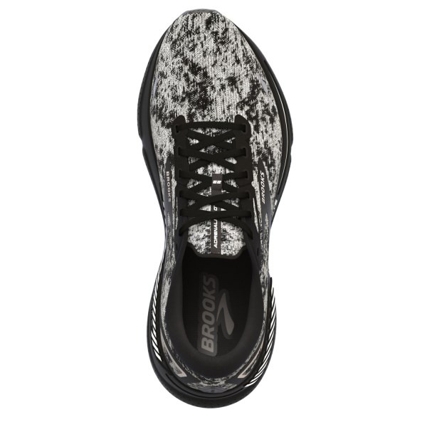 Brooks Adrenaline GTS 23 Knit - Mens Running Shoes - White/Grey/Black
