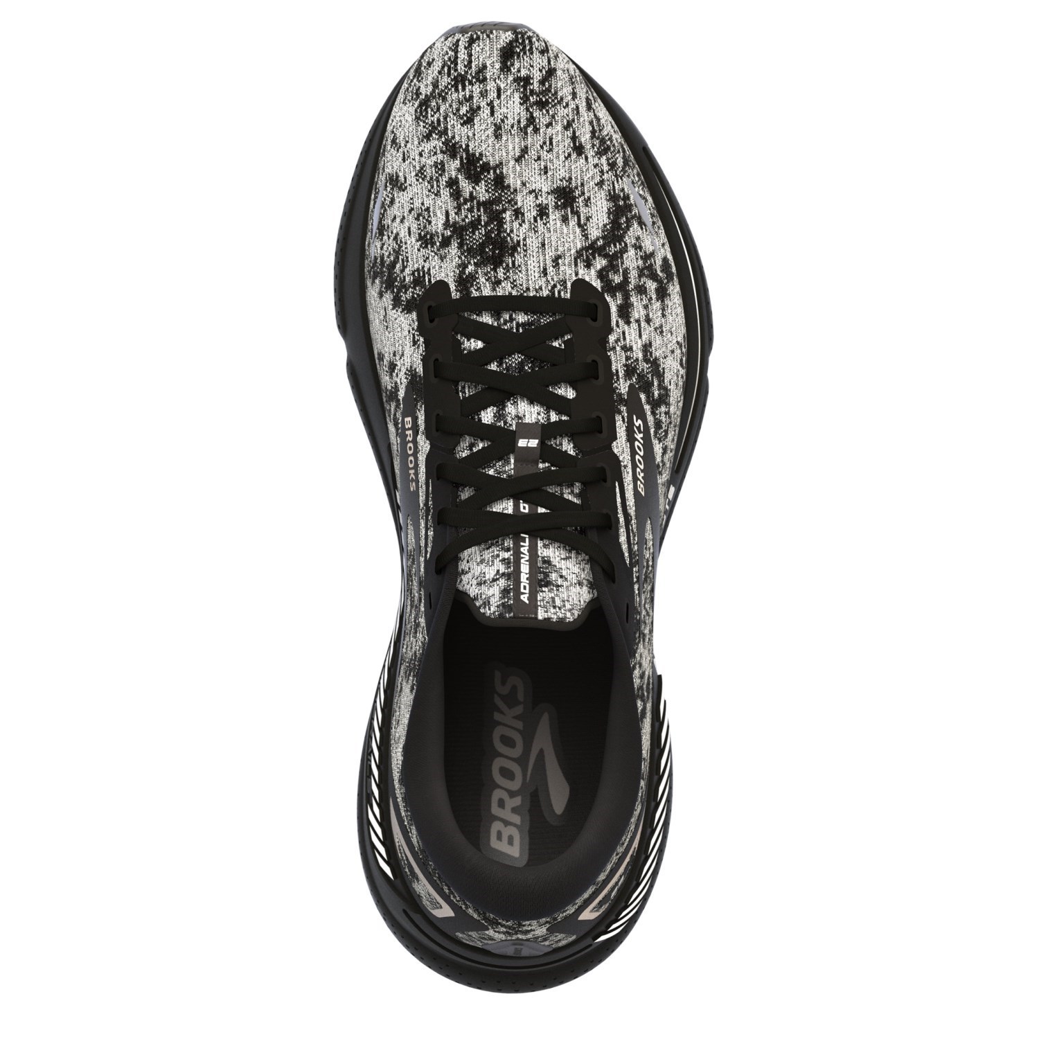 Brooks Adrenaline GTS 23 Knit - Mens Running Shoes - White/Grey/Black ...