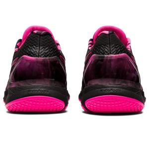 Asics Netburner Super FF - Womens Netball Shoes - Black/Pink Glo