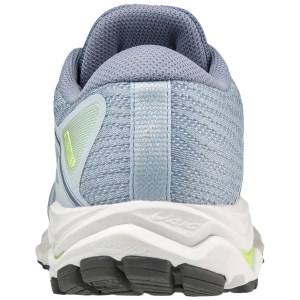 Mizuno Wave Equate 6 Womens Running Shoes - Subdued Blue/White/Neo Lime