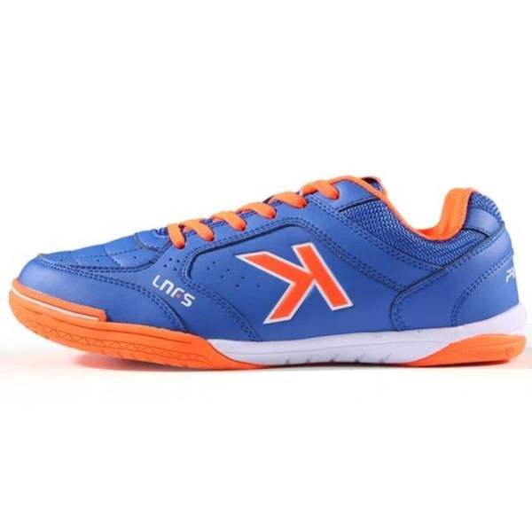 Kelme Precision Indoor Soccer/Futsal Shoes - Sapphire Blue/Orange