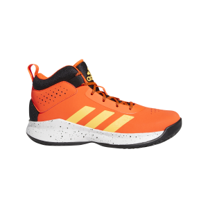 Adidas Cross Em Up 5 Wide - Kids Basketball Shoes - Solar Red/Solar Gold/Core Black