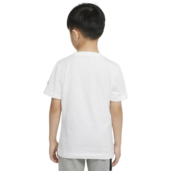 Nike Futura Light Graphic Kids Short Sleeve T-Shirt - White