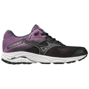 Mizuno Wave Inspire 15 - Womens Running Shoes - Blue Graphite/Chinese Violet