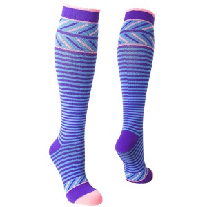 Lily Trotters S'mitten Womens Compression Socks - Purple