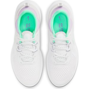 Nike React Miler 2 - Womens Running Shoes - Platinum Tint/Green Glow