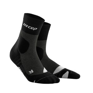 CEP Hiking Merino Mid Cut Compression Socks - Stone Grey