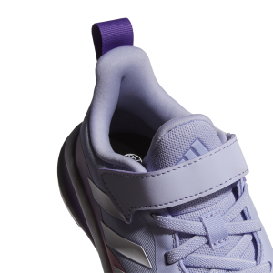 Adidas FortaRun Elastic Lace Top Strap - Kids Running Shoes - Violet Tone/White/Active Purple
