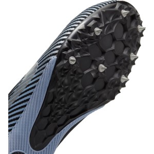 Nike Zoom Rival M 9 - Unisex Track Running Spikes - Black/Metallic Silver/Indigo Fog