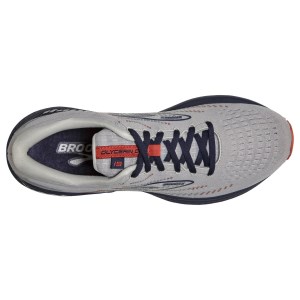 Brooks Glycerin GTS 19 - Mens Running Shoes - Grey/Alloy/Peacoat