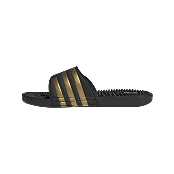 Adidas Adissage - Mens Massage Slides - Black/Gold Metallic
