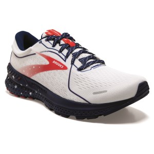 Brooks Adrenaline GTS 21 - Womens Running Shoes - White/Blue/Red