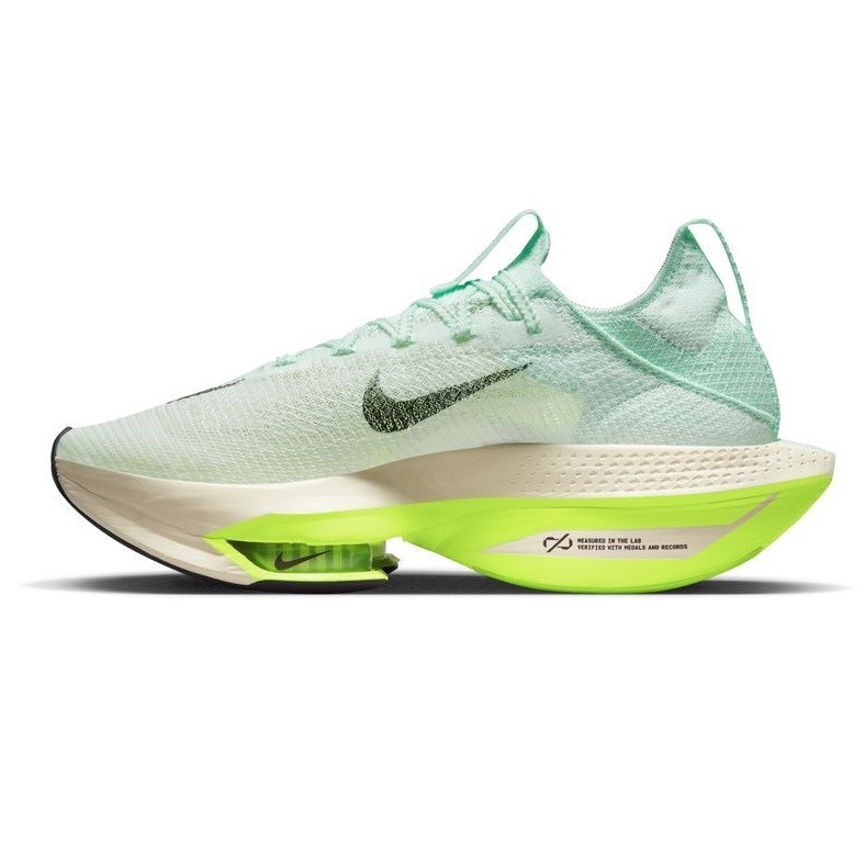 Nike Air Zoom Alphafly NEXT% 2 Flyknit - Mens Road Racing Shoes - Mint ...