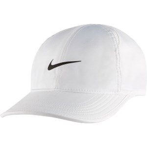 Nike Sportswear AeroBill Featherlight Running Cap - Triple White/Black
