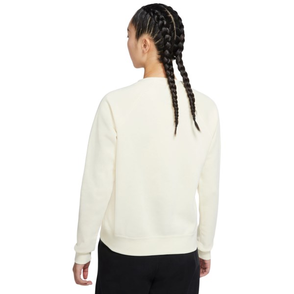 Nike Sportswear Essential Fleece Crew Womens Sweatshirt - Coconut Milk/Black