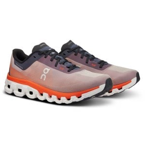 On Cloudflow 4 - Mens Running Shoes - Quartz/Flame